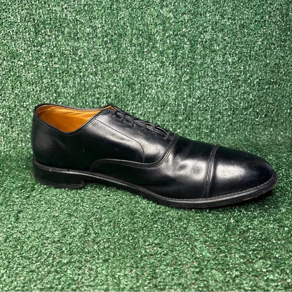 Allen Edmonds Shoes Men’s Size 11.5 B Black Park Avenue Leather‎ USA Cap Toe